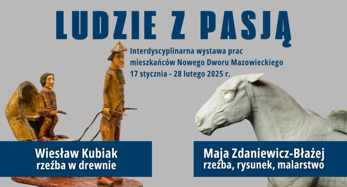 Aktualności , Wernisaż wystawy Ludzie pasją wyjątkowa okazja poznać twórczość mieszkańców Nowego Dworu Mazowieckiego - zdjęcie, fotografia