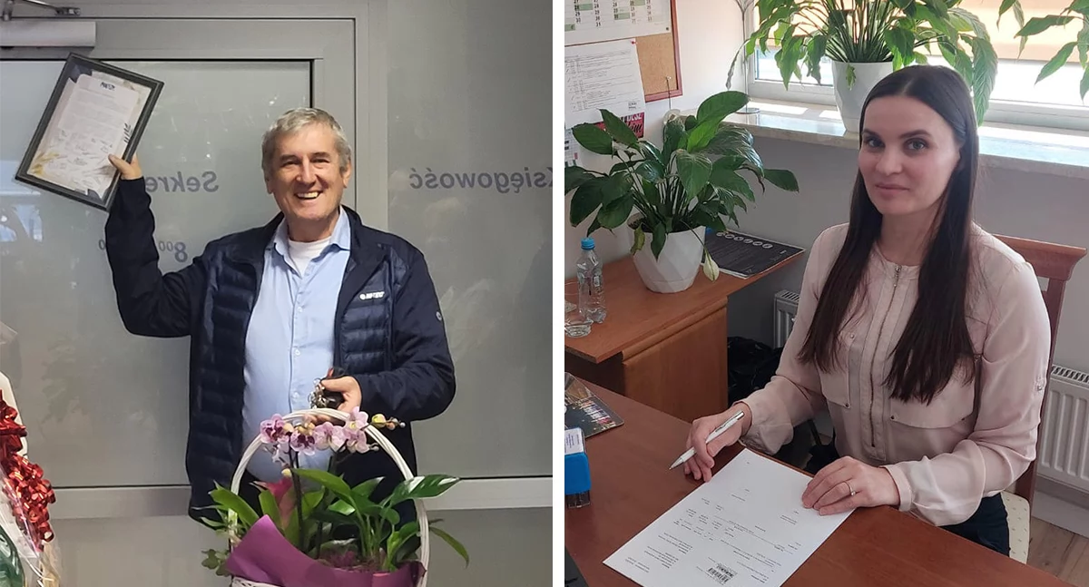 Krzysztof Kapusta i Agnieszka Grzelak fot. facebook.com