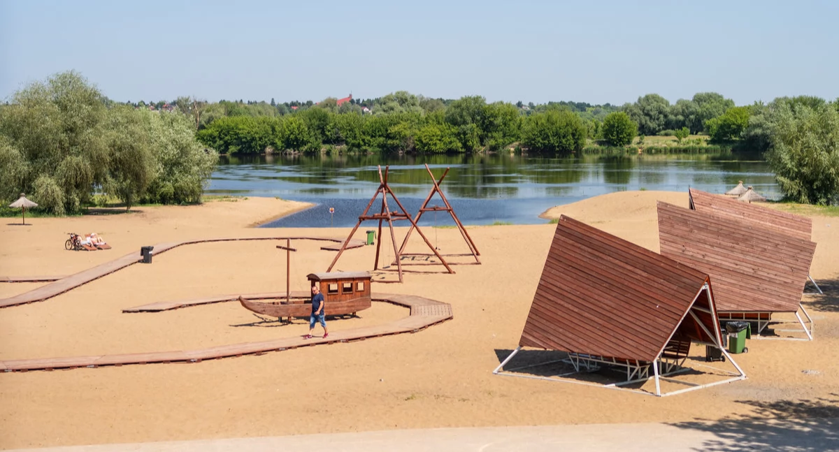 Plaża Miejska w Nowym Dworze Mazowieckim fot. KN(ow)