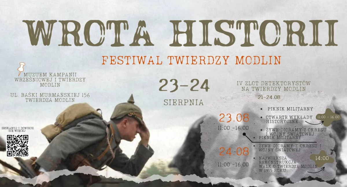 Imprezy cykliczne, „Wrota Historii” ponownie otwarte Twierdzy Modlin wydarzenie historyczne - zdjęcie, fotografia