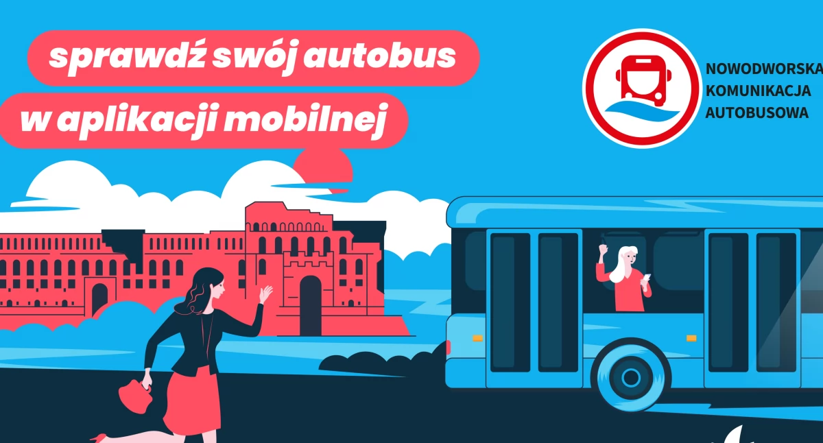 Transport, Nowodworska Komunikacja Autobusowa aplikacji mobilnej - zdjęcie, fotografia