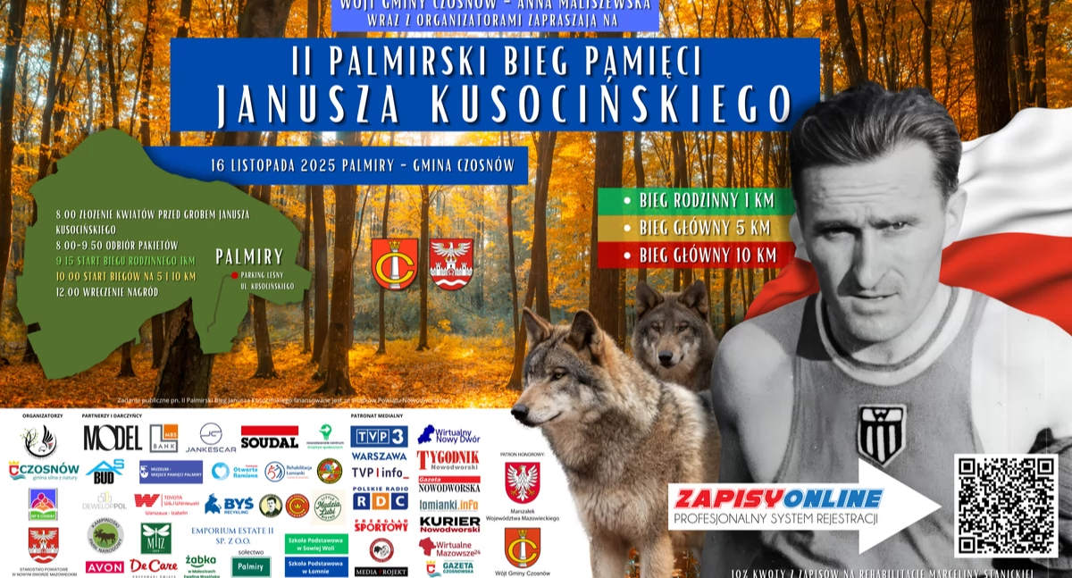Imprezy cykliczne, Palmirski Pamięci Janusza Kusocińskiego sportowe święto sercu Kampinoskiego Parku Narodowego - zdjęcie, fotografia