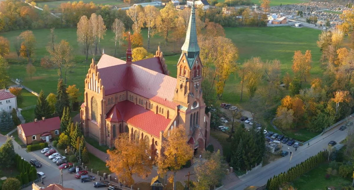 Kościół w parafii pw. Świętego Wojciecha w Nasielsku, fot. www.google.com/maps