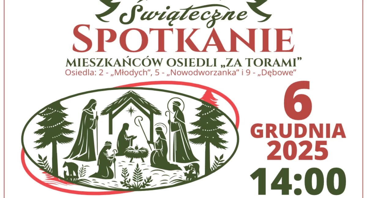 Aktualności , Świąteczne Spotkanie Mieszkańców Osiedli „Za Torami” grudnia - zdjęcie, fotografia