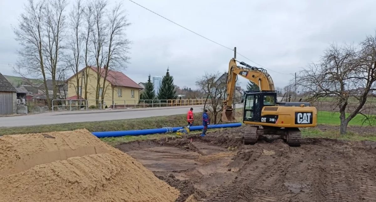Budowa kanalizacji sanitarnej (zdjęcie poglądowe, fot. Gmina Sobków)