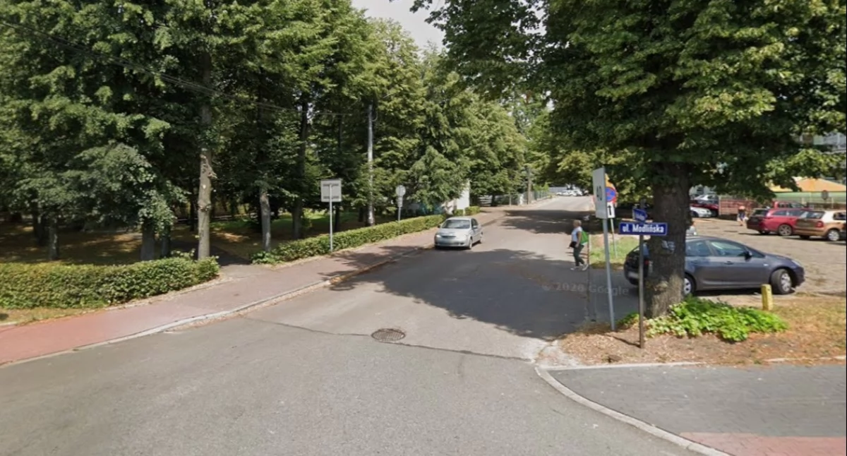 ul. Szkolna w Pomiechówku (fot. Google Maps)