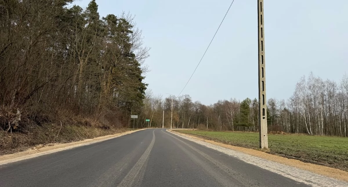 Zdjęcie: Droga powiatowa nr 4134W relacji Kampinos - Górki - Dąbrowa - do drogi wojewódzkiej nr 579, fot. Starostwo Powiatowe w Nowym Dworze Mazowieckim/Faceook
