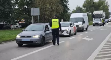 Trzeźwy poranek” w powiecie nowodworskim. Ponad 1300 kontroli i jeden nietrzeźwy kierowca