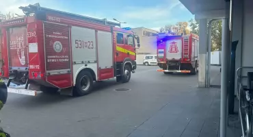 Nowy Dwór Mazowiecki. Alarm pożarowy w markecie Lidl przy Inżynierskiej. Ewakuowano 60 osób