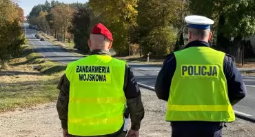 Policja i Żandarmeria wspólnie patrolują drogi powiatu nowodworskiego