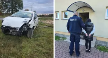 Leoncin. Pijana 28-latka z Białorusi kierując autem uderzyła w ogrodzenie posesji. Kobiecie grozi do 3 lat pozbawienia wolności