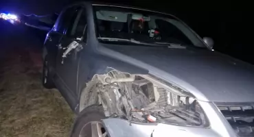 Nasielsk. Potrącenie pieszego na DW 632 w Mazewie Dworskim 