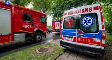 Pilna interwencja druhów z OSP Nasielsk ratowała życie mężczyzny z atakiem epilepsji