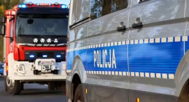 Nasielsk. Zderzenie BMW i Suzuki na skrzyżowaniu w Chlebiotkach. Interweniowała straż pożarna i policja