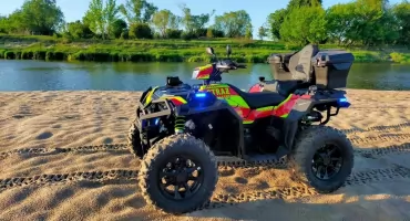 Gmina Zakroczym sfinansowała nowy sprzęt dla OSP. Do jednostki trafił quad Polaris