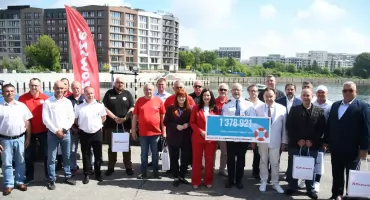 Czarne punkty wodne oznaczone
